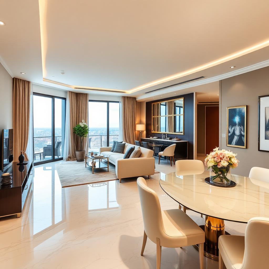 Living decorado — Saint Michel
